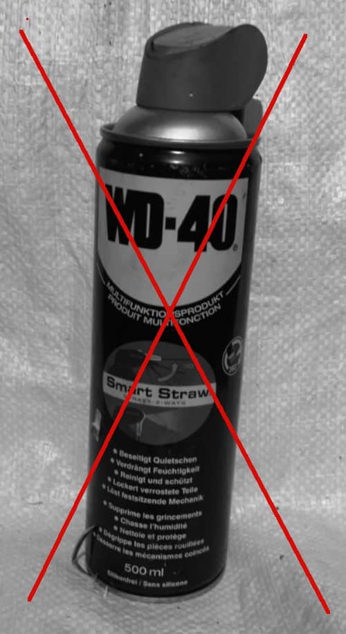 WD-40 is not a lubricant!