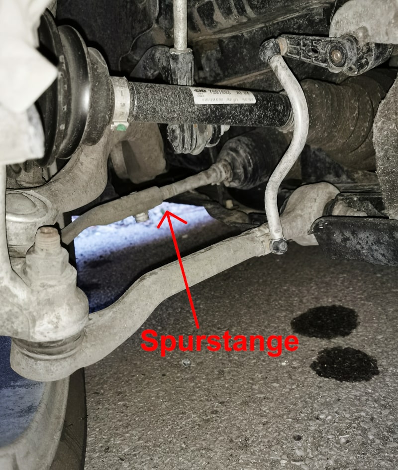 El tirante es un componente de la suspensión de las ruedas. Un tirante desalineado hace que el coche tire hacia la derecha o hacia la izquierda.