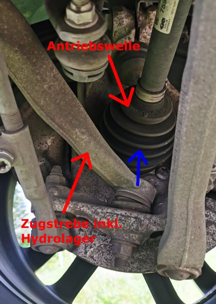 El eje de transmisión evita que el soporte hidráulico, incluido el tirante, se salga del xDrive.