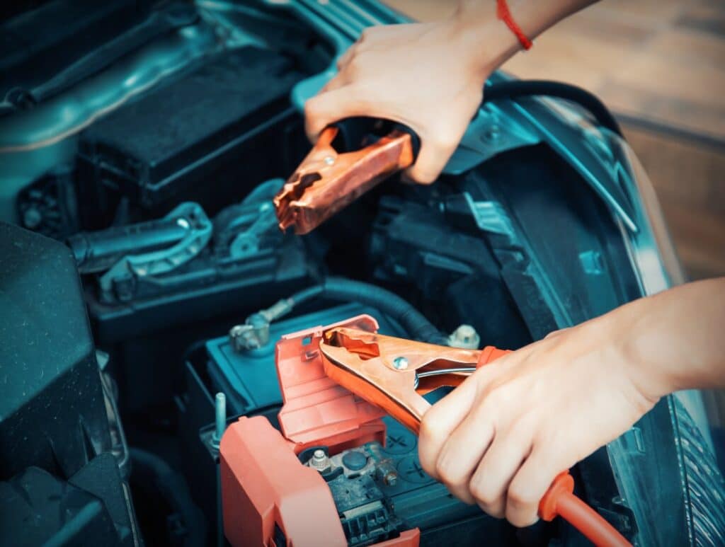 Jump start if car does not start