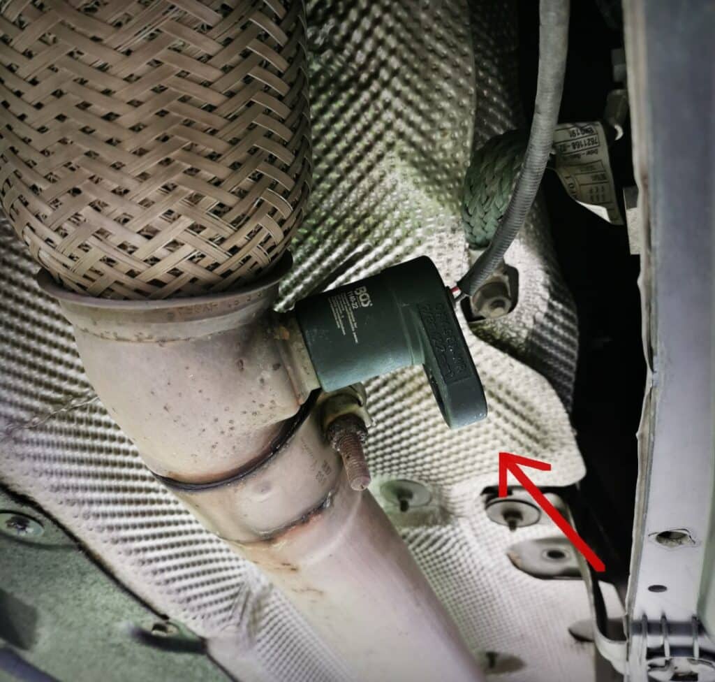 LAmbda sensor change with adapter