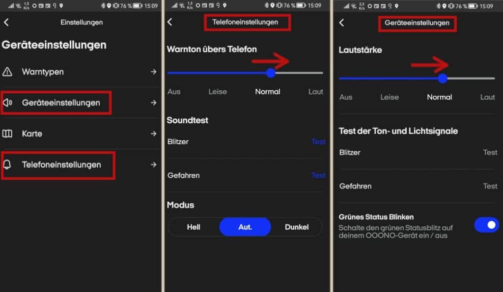 Instrucciones Loudness OOONO app