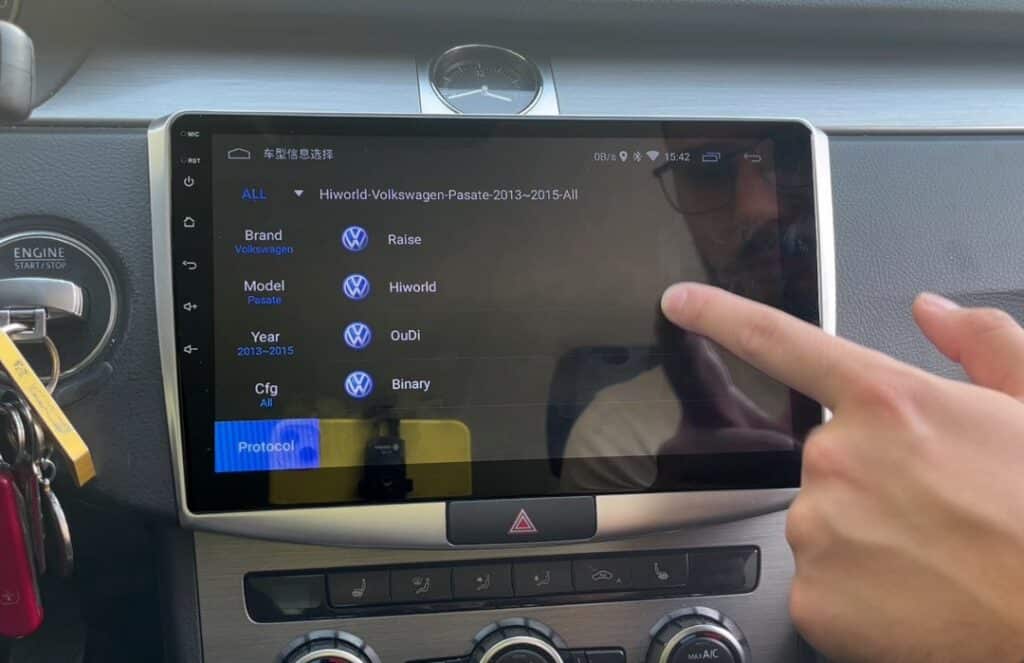 Factory settings Android Radio
