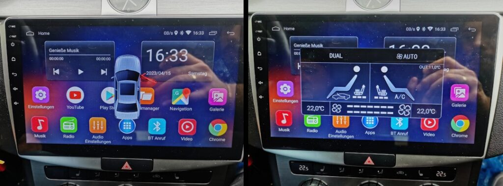 Connection with CAN-BUS of the car