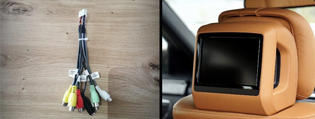 Multimedia inputs, chinch adapter Android radio