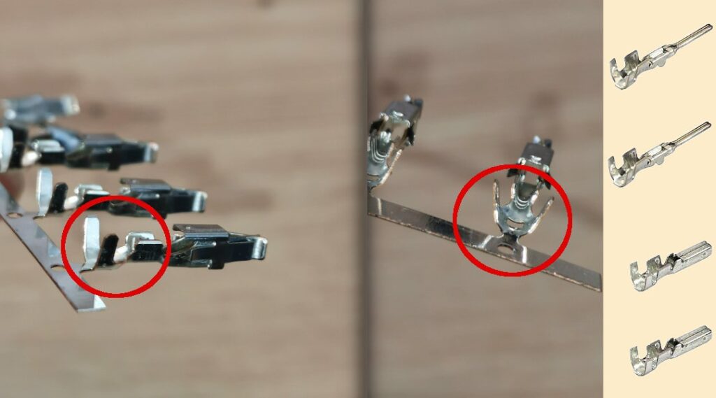 Stecker auspinnen - Crimpkontakte