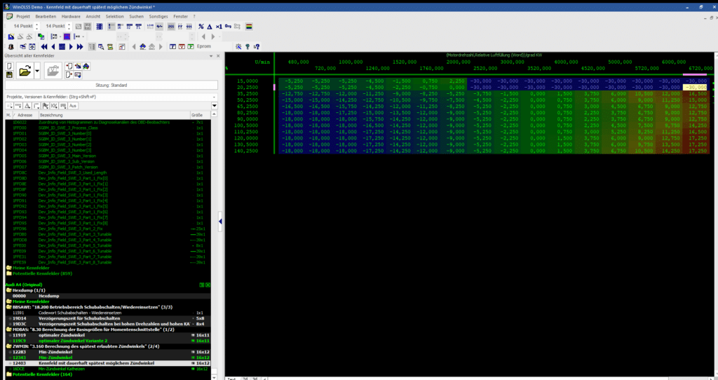 Desactivar corte de empuje: KFZWMS