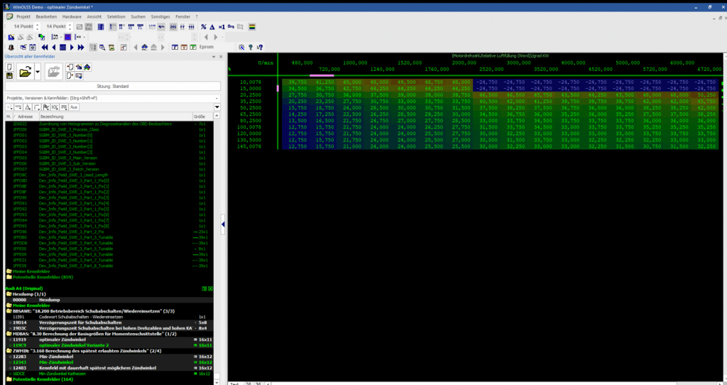 Desactivar corte de empuje: KFZWOP