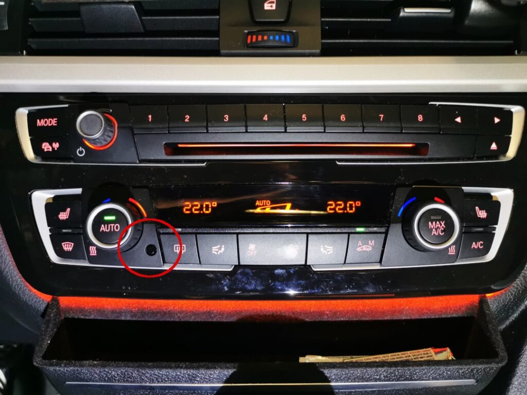 Interior temperature sensor, air conditioning control unit, air conditioning not working