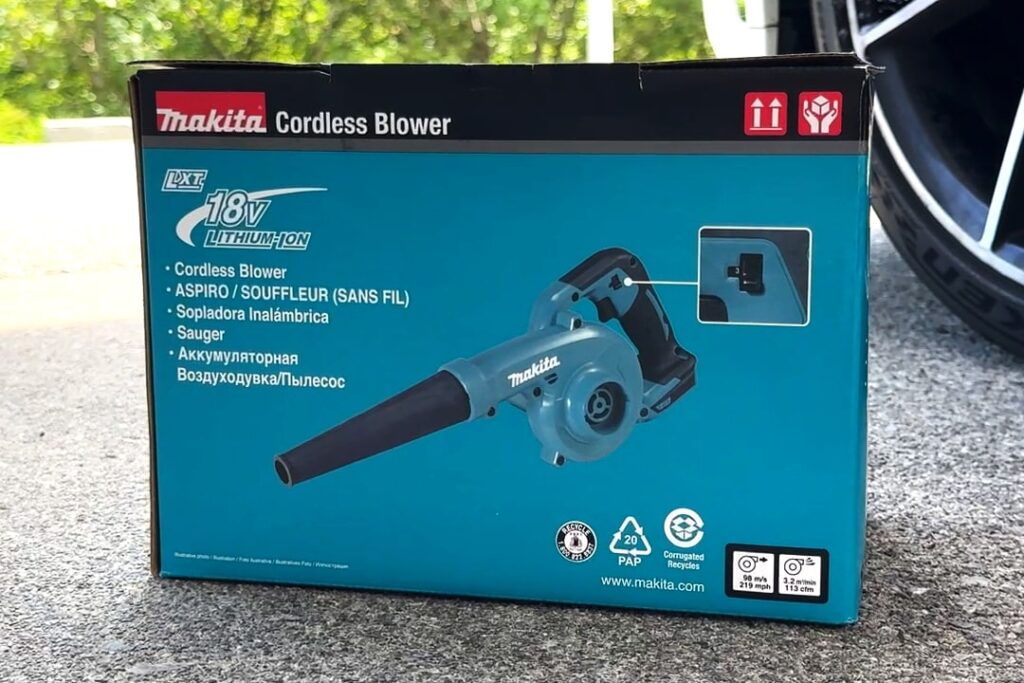MAKITA DUB185Z_Unboxing MAKITA DUB185Z Packaging