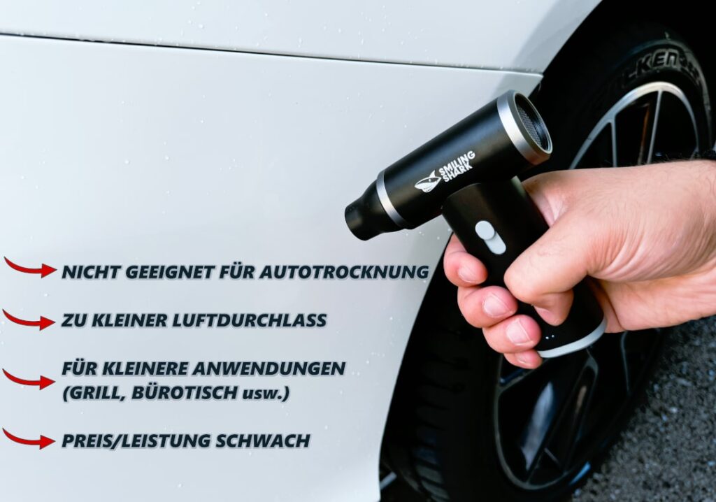 Smilling Shark J-01 Pro_drying Advantages/disadvantages of mini blowers