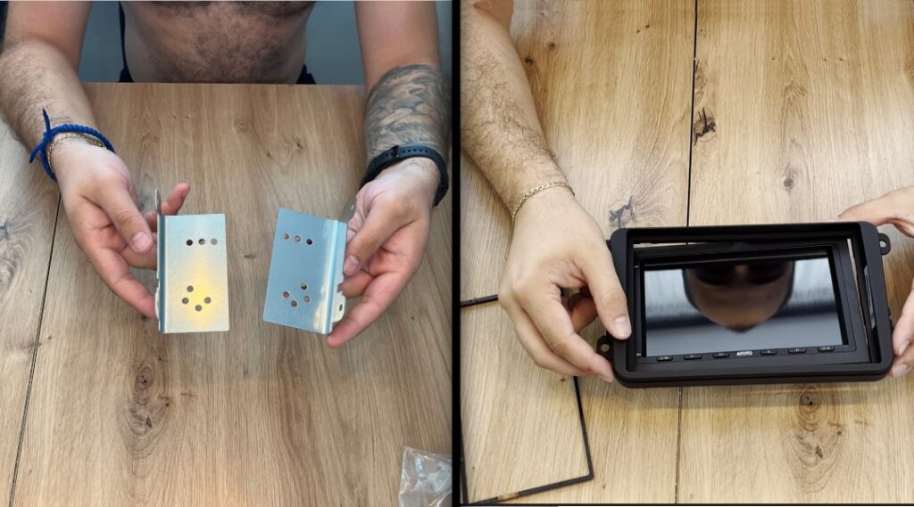 ATOTO S8 Aperture_Adapter Panel radia i wsporniki dla Passata B7