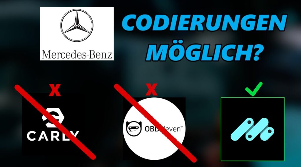 Porównanie Carly-OBDEleven-MBito Doświadczenie MBito: Czy kodowanie modeli Mercedes-Benz jest możliwe za pomocą Carly lub OBD Eleven?