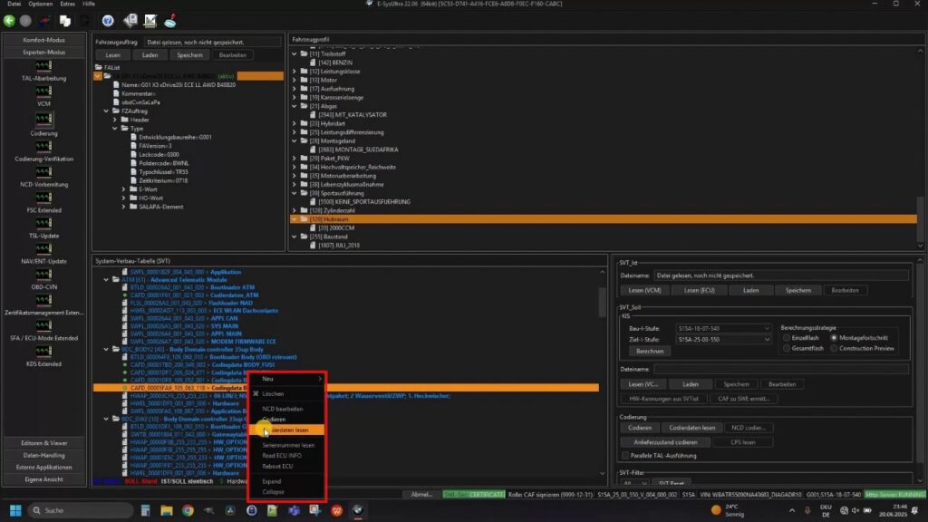 BDC_BODY2 Read coding data Read coding dates - BDC_BODY2