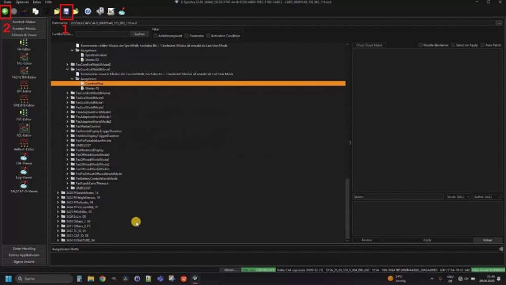 Save and back button Save and back
