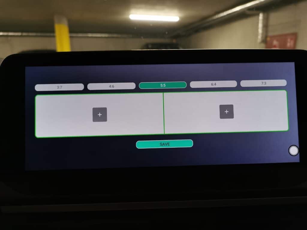 Ustawienia podziału ekranu CARLUEX Zarządzanie Proporcjami Ekranu Dzielonego - Ze Wszystkimi Aplikacjami - Ustawienia Podziału Ekranu