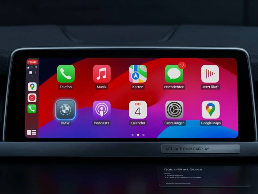 Carplay Showcase BMW Apple Carplay freischalten: Wifi Antenne Voraussetzung
