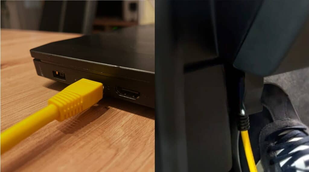 Laptop RJ45 mit OBD Buchse Auto verbinden Verbindung mit Auto herstellen